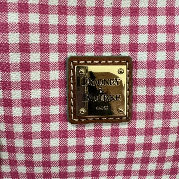 Dooney & Bourke Pink Checkered Women's Bag - Picture 4 of 5